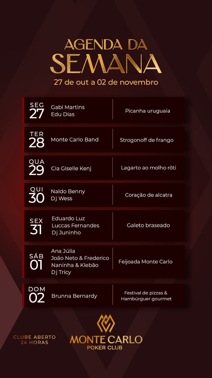 Experiência de Cassino